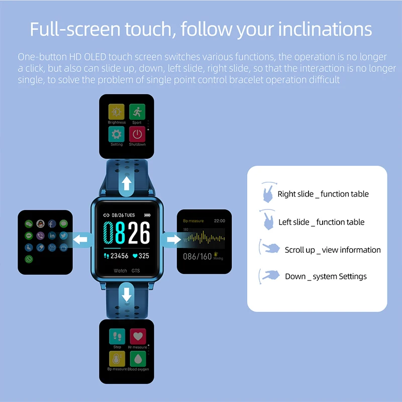 2020 Smart Watch Men Women Lovers Sport Smartwatch Bluetooth 5.0 Heart Rate Blood Pressure Monitor For IOS Android Smart Watch
2020 Smart Watch Men Women Lovers Sport Smartwatch Bluetooth 5.0 Heart Rate Blood Pressure Monitor For IOS Android Smart Watch