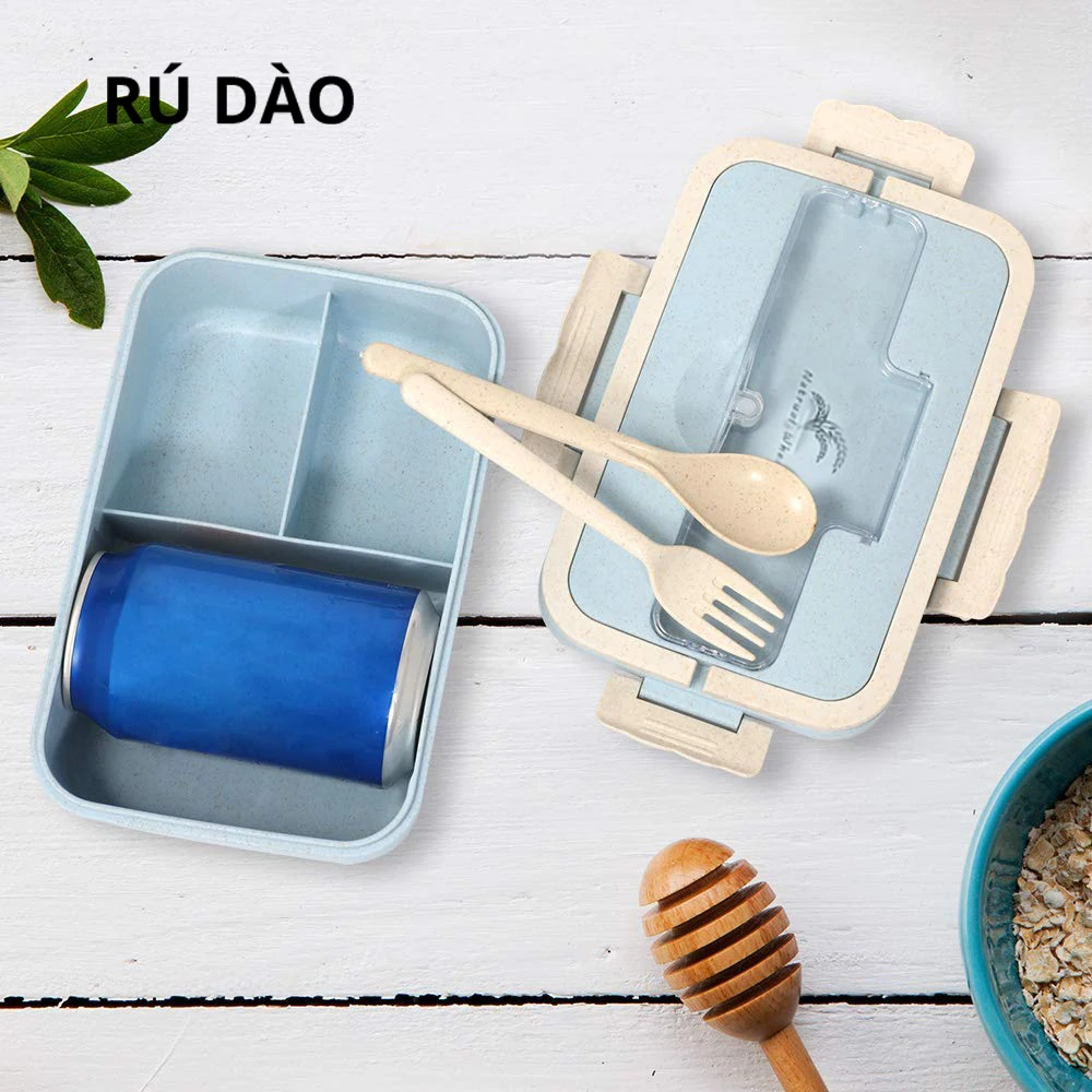 Bento Коробки для обедов детей и взрослых с 3 отсек герметичные контейнеры ланча