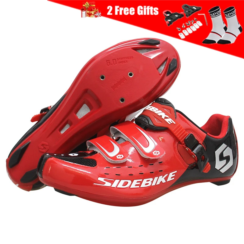 SIDEBIKE Men Lock Road Mountain Bike Shoes Anti-slip Breathable Cycling Shoes MTB Triathlon Athletic Sport Shoes with Hook Loop
SIDEBIKE Men Lock Road Mountain Bike Shoes Anti-slip Breathable Cycling Shoes MTB Triathlon Athletic Sport Shoes with Hook Loop