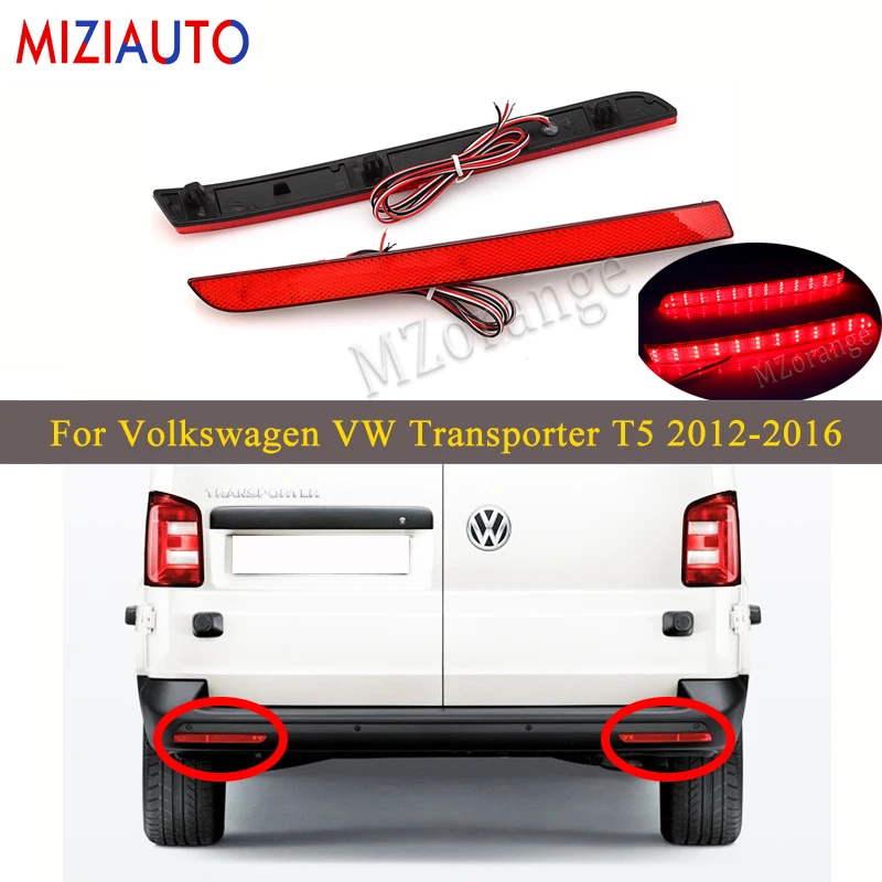 Светодиодный задний фонарь светильник отражатель бампер для Volkswagen VW Transporter T5 2012