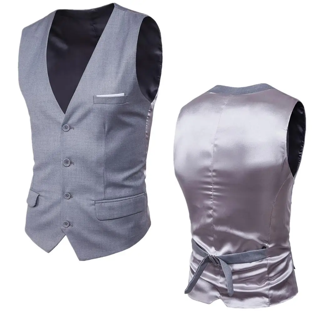 Casual Cotton Mens Sleeveless Vest Suit White Waistcoat Men Suit Vest Slim Fit 5XL Business Party Wedding Men Jacket Vests Gilet
Casual Cotton Mens Sleeveless Vest Suit White Waistcoat Men Suit Vest Slim Fit 5XL Business Party Wedding Men Jacket Vests Gilet