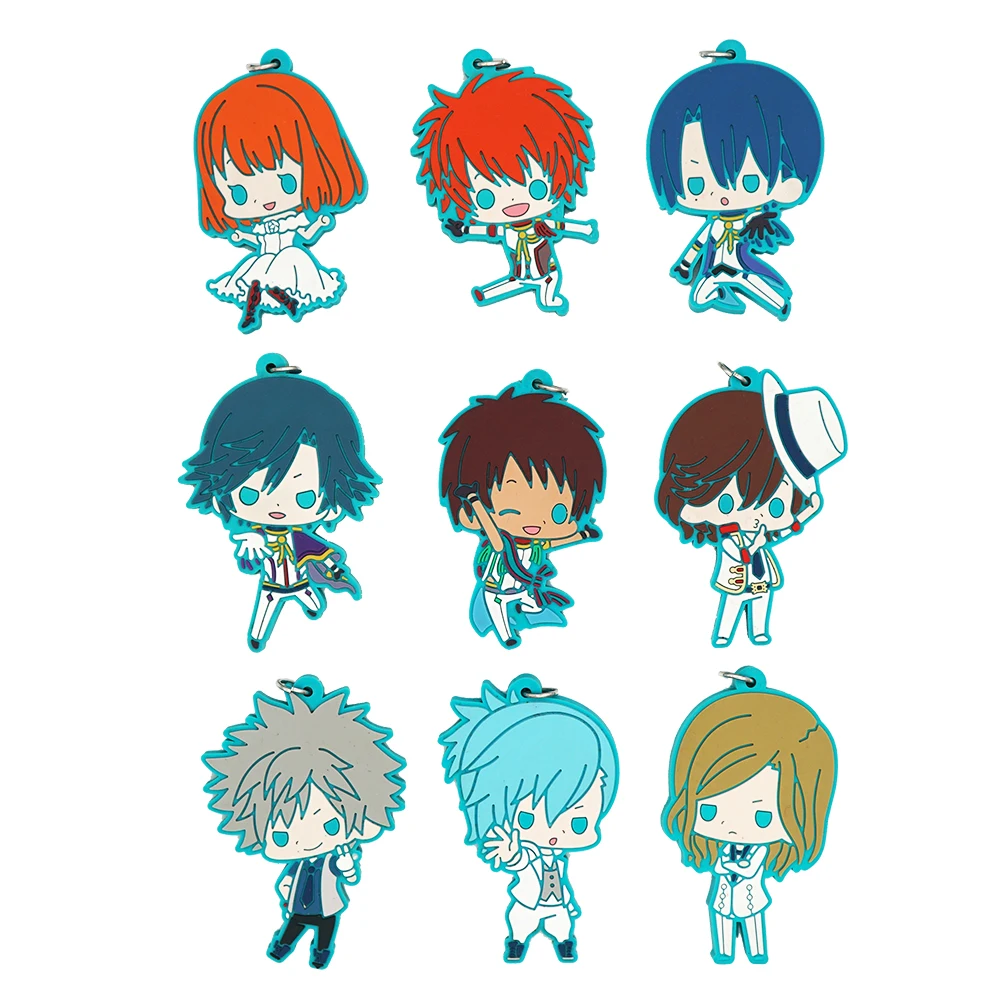 Белый резиновый брелок с аниме Kurusu Syo Masato Nanami Haruka Ittoki Otoya Aijima|Брелоки| |