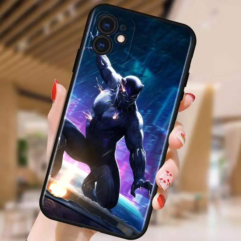 Marvel Black Panther for Apple iPhone 12 Pro Max Mini 11 Pro XS Max X XR 6S 6 7 8 Plus 5S SE2020 Soft Black Phone Case
Marvel Black Panther for Apple iPhone 12 Pro Max Mini 11 Pro XS Max X XR 6S 6 7 8 Plus 5S SE2020 Soft Black Phone Case