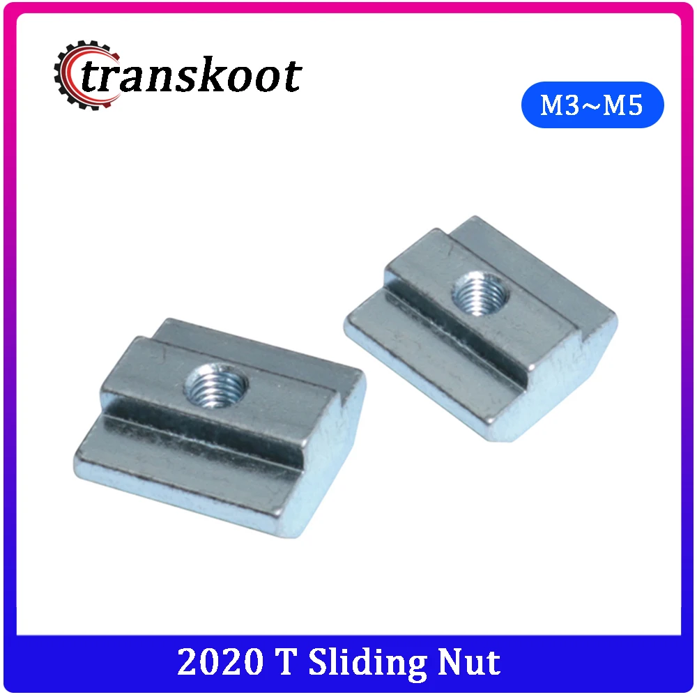 100pcs 50pcs T Sliding Nut block M3 M4 M5 for 2020 Aluminum Profile slot 6 Zinc Coated Plate Aluminum Accessories M3 M4 M5
100pcs 50pcs T Sliding Nut block M3 M4 M5 for 2020 Aluminum Profile slot 6 Zinc Coated Plate Aluminum Accessories M3 M4 M5