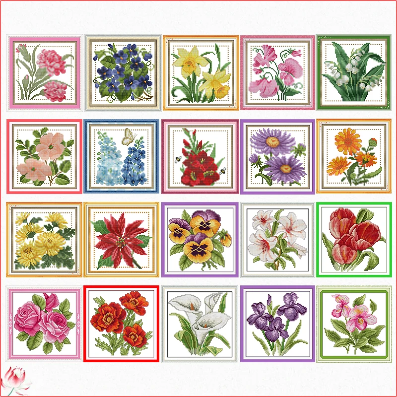 Flowers Insets Cross Stitch Kit 14ct 11ct Printed Fabric Embroidery Kit DIY Handmade Needlework Home Decoration Crafts Painting
Flowers Insets Cross Stitch Kit 14ct 11ct Printed Fabric Embroidery Kit DIY Handmade Needlework Home Decoration Crafts Painting