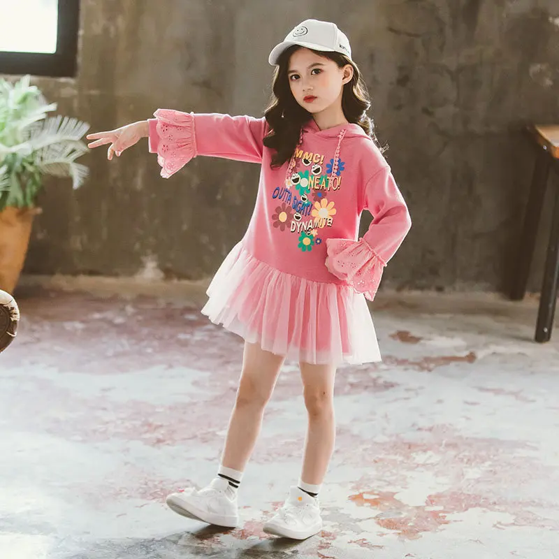 Child Hoodies for Teen Girls Teenagers 12 Years Sun Flowers Pattern Spring Fall Long Sleeve Lace Top Korean Pink Long Sweatshirt
Child Hoodies for Teen Girls Teenagers 12 Years Sun Flowers Pattern Spring Fall Long Sleeve Lace Top Korean Pink Long Sweatshirt