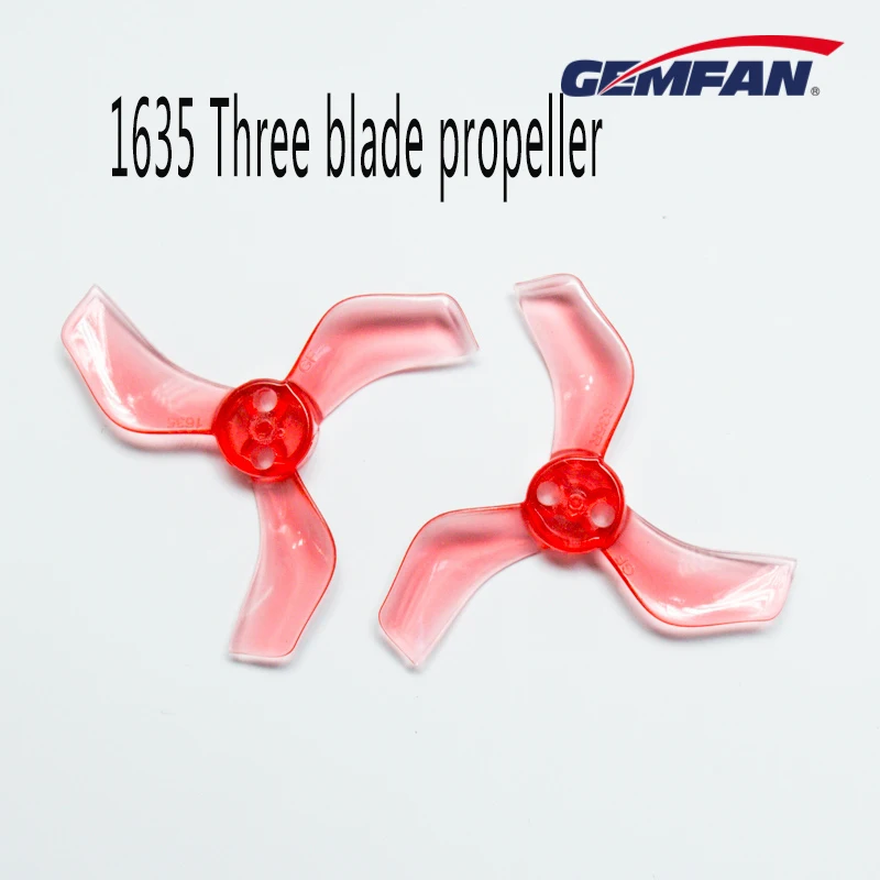

GEMFAN 1635 3-blade PC Propeller 1.5mm Hole CW CCW Motor FPV Propelle for 1103 1105 FPV Racing Drone Props