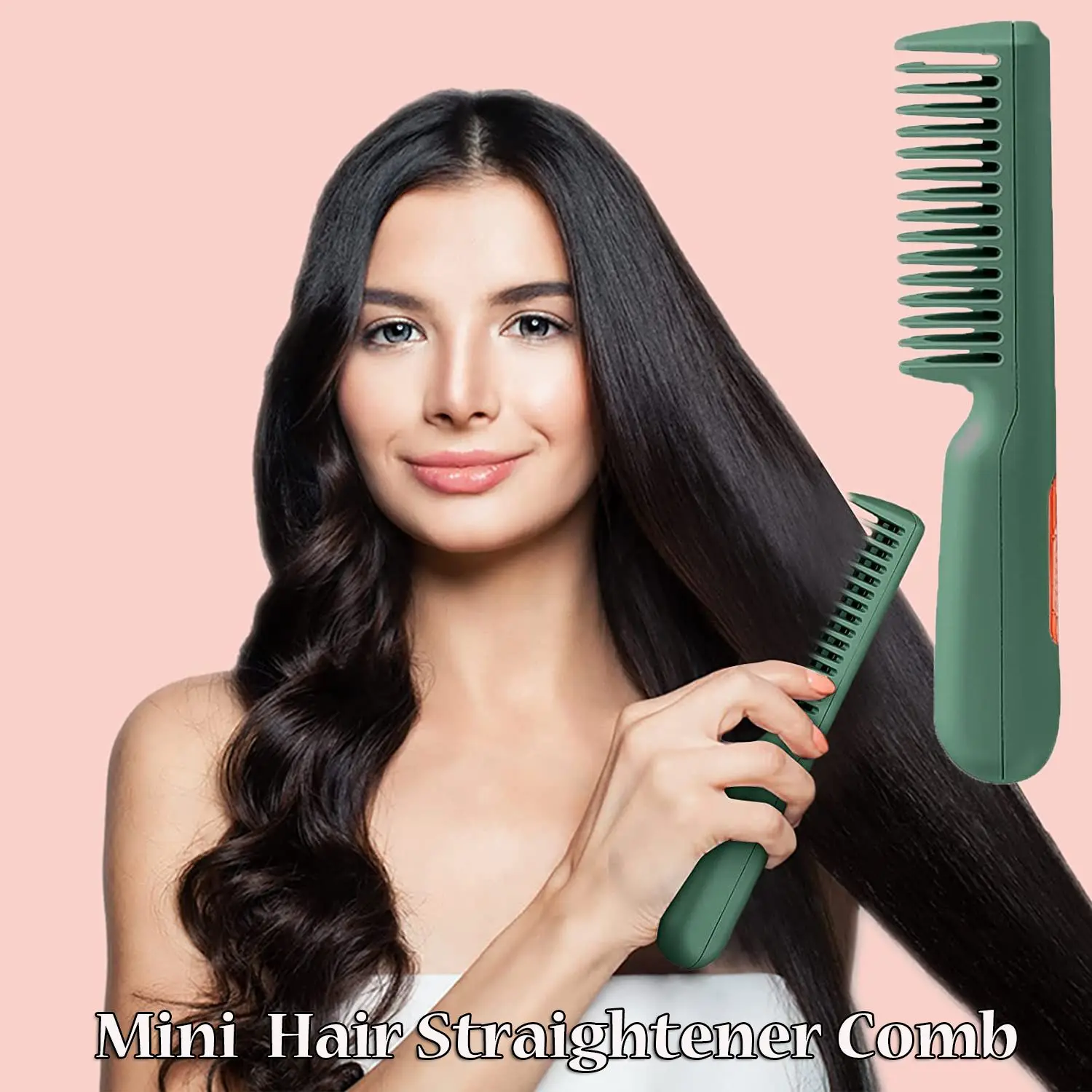 Gift for Better Styling USB Lower Temp Mini 360° Hair Styler Portable Curler Hair Straightener Comb
Gift for Better Styling USB Lower Temp Mini 360° Hair Styler Portable Curler Hair Straightener Comb