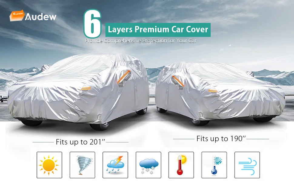 Universal 6-Layer Car Covers Size L/XL Indoor Outdoor Full Auto Cover Sun UV Snow Dust Resistant Protection Cover For Sedan SUV
Universal 6-Layer Car Covers Size L/XL Indoor Outdoor Full Auto Cover Sun UV Snow Dust Resistant Protection Cover For Sedan SUV