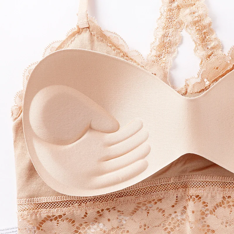 Sexy Corset Tops Women Hollow Out Bralette Lace Floral Solid Underwear Sexy Padded Wireless Bra Seamless Lingerie Bra Vest
Sexy Corset Tops Women Hollow Out Bralette Lace Floral Solid Underwear Sexy Padded Wireless Bra Seamless Lingerie Bra Vest