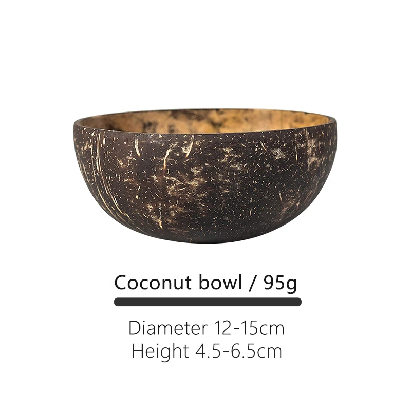 Natural Coconut Bowl Decoration Fruit Salad Noodle Rice Bowl Wooden Fruit Bowl Handicraft Decoration Creative Coconut Shell Bowl
Natural Coconut Bowl Decoration Fruit Salad Noodle Rice Bowl Wooden Fruit Bowl Handicraft Decoration Creative Coconut Shell Bowl