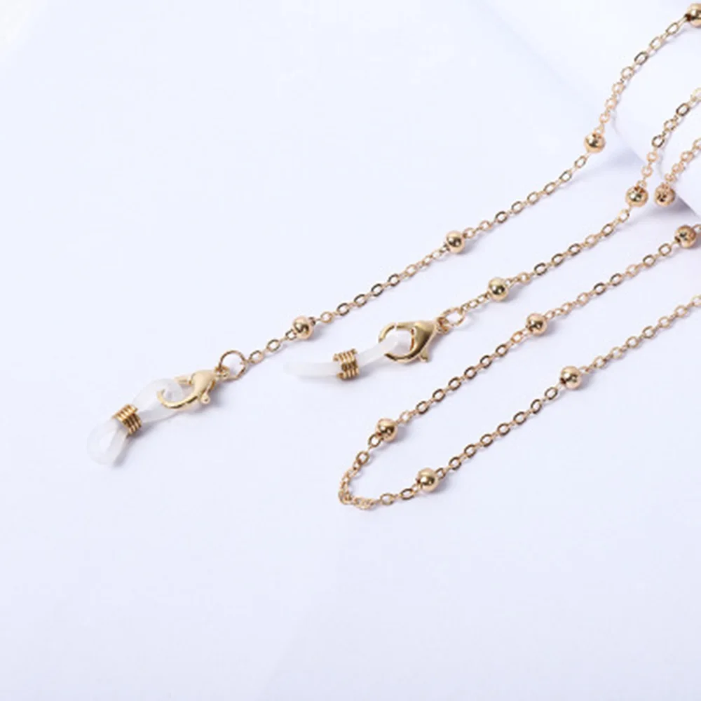70cm Glass Chain Face Mask Chain Necklace Strap Non-slip Eyeglass Holder Cord Neck Sunglass Strap Chain For Unisex
70cm Glass Chain Face Mask Chain Necklace Strap Non-slip Eyeglass Holder Cord Neck Sunglass Strap Chain For Unisex