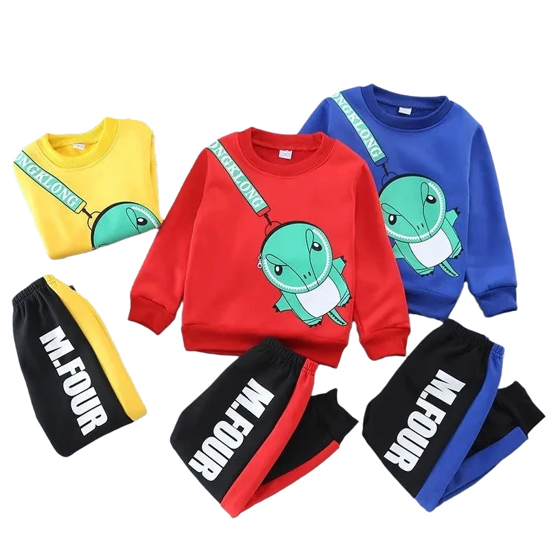 Children Clothing Sets Autumn Winter Thick Plush Boys Suit Cartoons Coat+Pants 2pcs Outfits Long Sportswear Kids Warm Tracksuit
Children Clothing Sets Autumn Winter Thick Plush Boys Suit Cartoons Coat+Pants 2pcs Outfits Long Sportswear Kids Warm Tracksuit
