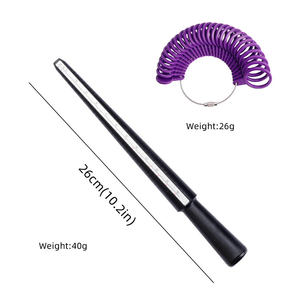 Professional Jewelry Tools Ring Finder Mandrel Stick Finger Gauge Ring Sizer Measuring UK/US Size For DIY Jewelry Size Tool Sets
Professional Jewelry Tools Ring Finder Mandrel Stick Finger Gauge Ring Sizer Measuring UK/US Size For DIY Jewelry Size Tool Sets