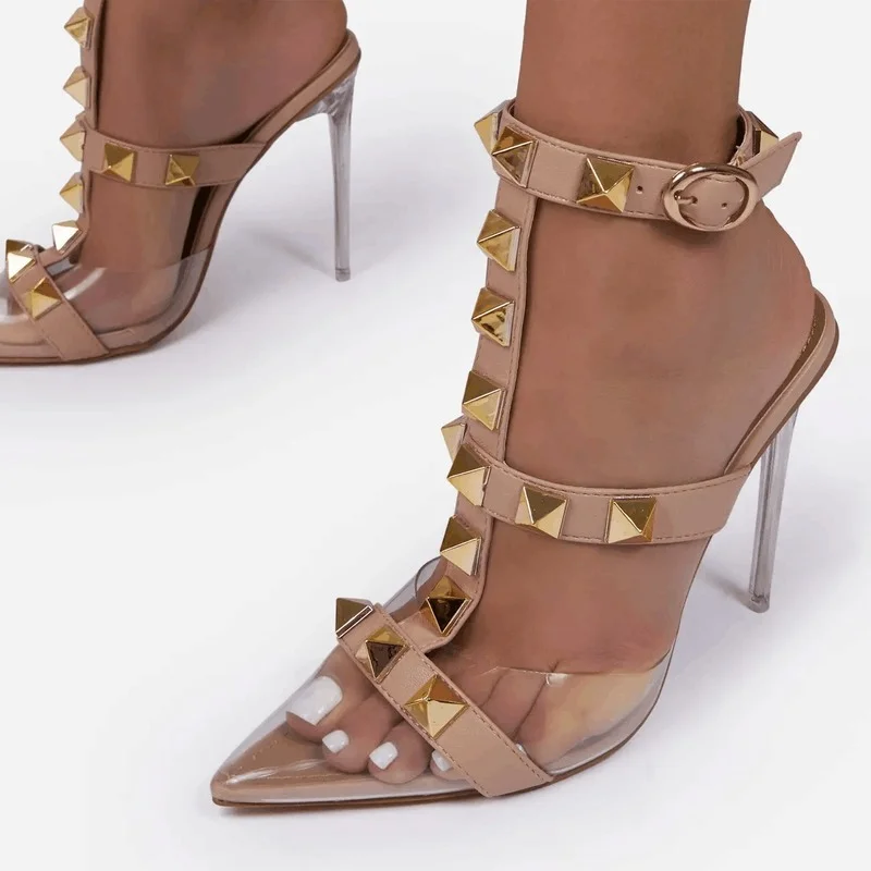 OLOMM2021 Summer Thin High Heels Pointed Toe Women's Shoes Sexy Black Rivet Open Toe Gladiator Party Buckle 5-8CM High Heels
OLOMM2021 Summer Thin High Heels Pointed Toe Women's Shoes Sexy Black Rivet Open Toe Gladiator Party Buckle 5-8CM High Heels