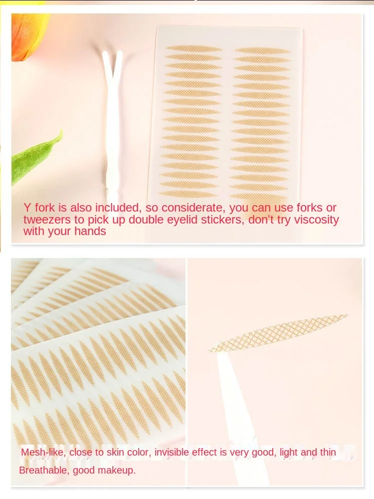 TT Mesh Lace Olive-Shaped Natural Flesh Color Double Eyelid Stickers Transparent 3199 Stickers Breathable Traceless Waterproof S
TT Mesh Lace Olive-Shaped Natural Flesh Color Double Eyelid Stickers Transparent 3199 Stickers Breathable Traceless Waterproof S