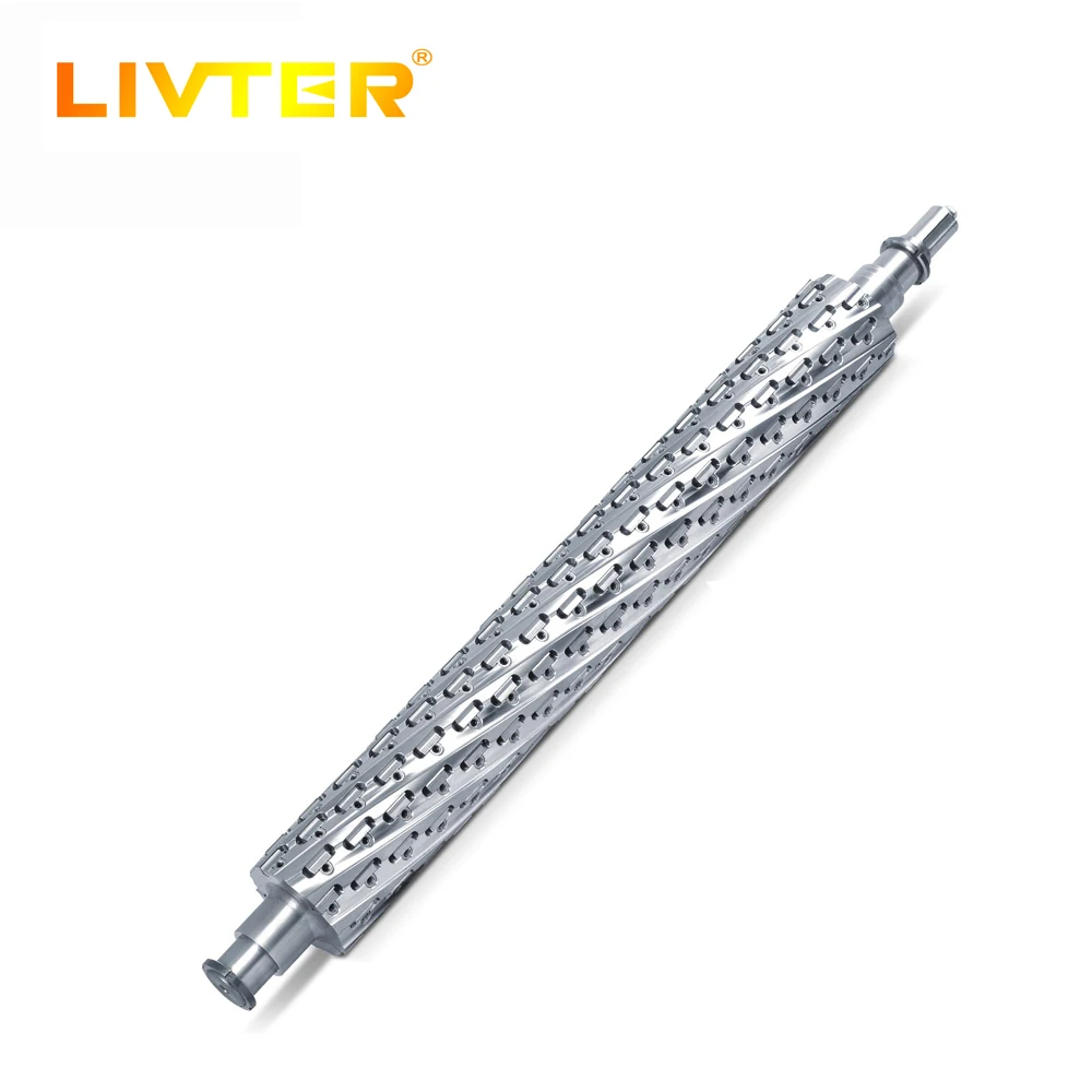 LIVTER helical cutter head with changeable knife instead of planer cutter head popular used in German
LIVTER helical cutter head with changeable knife instead of planer cutter head popular used in German