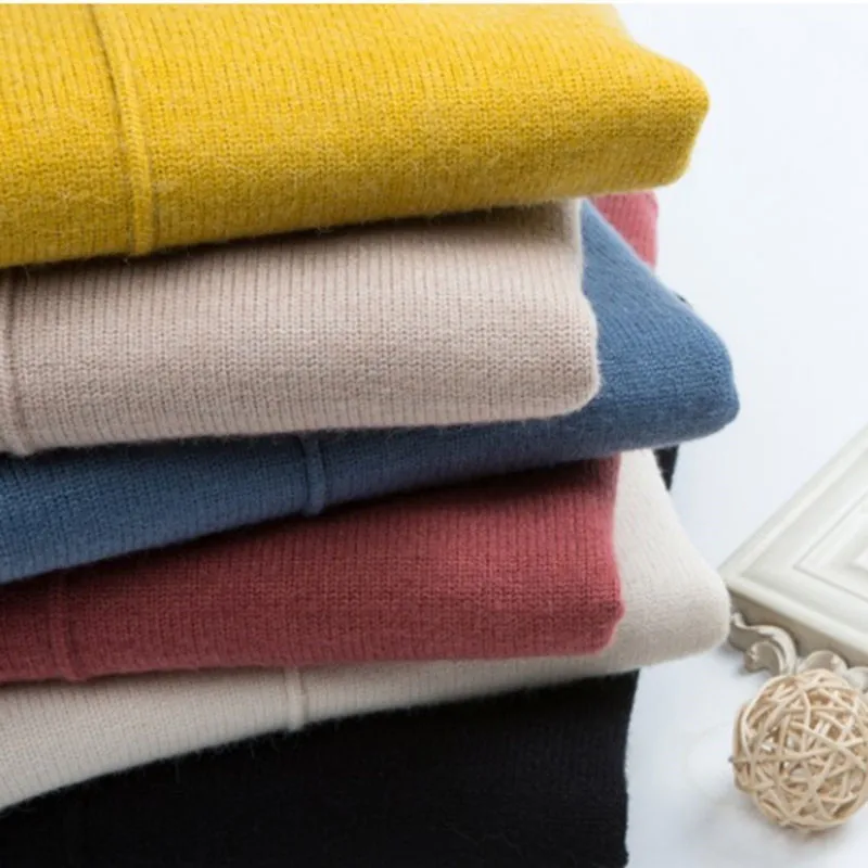 Women's Sweater Jumper New Autumn Winter Clothes Short Half Turtleneck Sweater Knitted Pullover Female Tops Bottoming shirt J360 
Women's Sweater Jumper New Autumn Winter Clothes Short Half Turtleneck Sweater Knitted Pullover Female Tops Bottoming shirt J360
