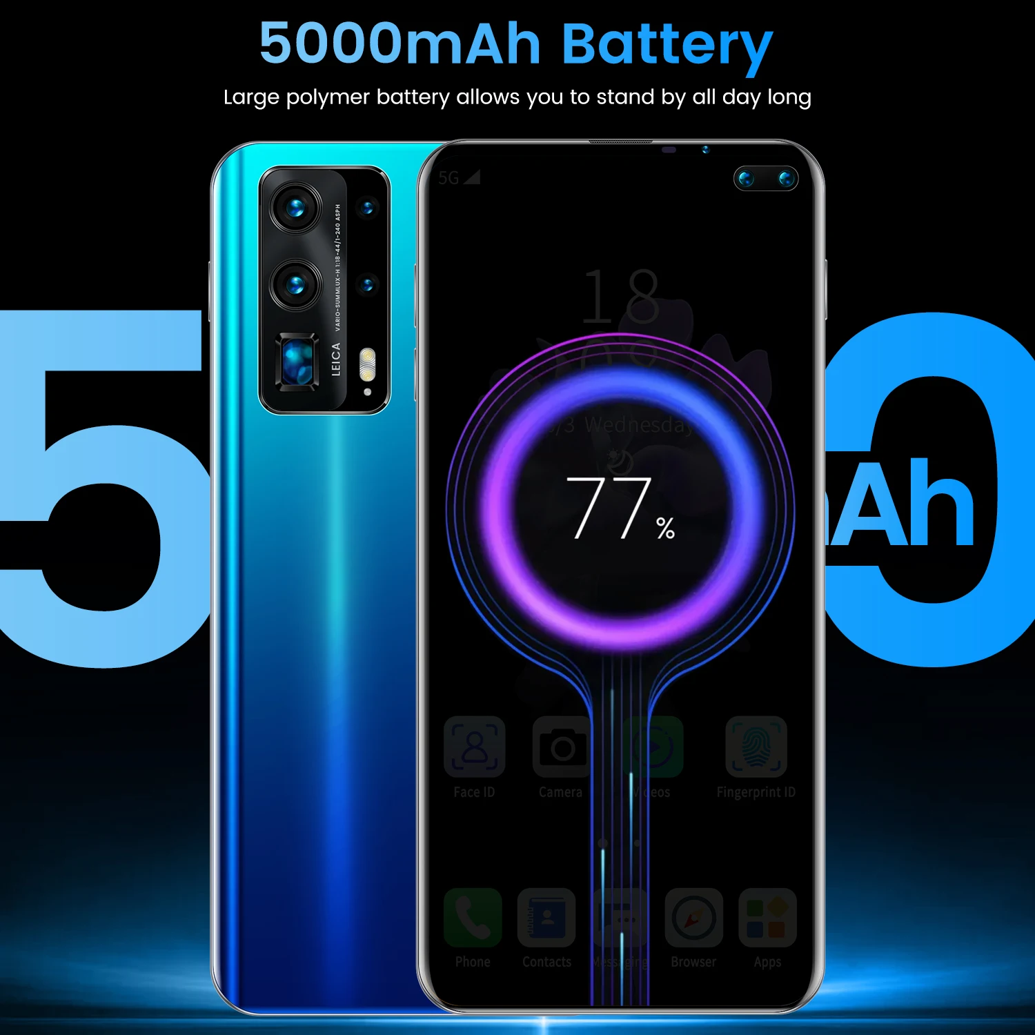 Huawe Global Version P45 Pro 6.6 Inch Cellphone 5G 10 Core 5000mAh 12GB 512GB Android 10.0 Deca Core
Huawe Global Version P45 Pro 6.6 Inch Cellphone 5G 10 Core 5000mAh 12GB 512GB Android 10.0 Deca Core