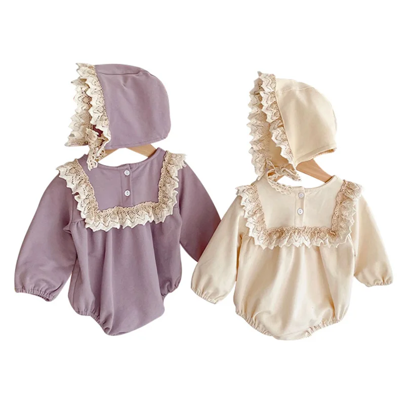 2021 New Spring Baby Girl Romper Cotton Princess Lace Baby Onesie Infant Baby Jumpsuit Toddler Girl Clothes With Hat
2021 New Spring Baby Girl Romper Cotton Princess Lace Baby Onesie Infant Baby Jumpsuit Toddler Girl Clothes With Hat
