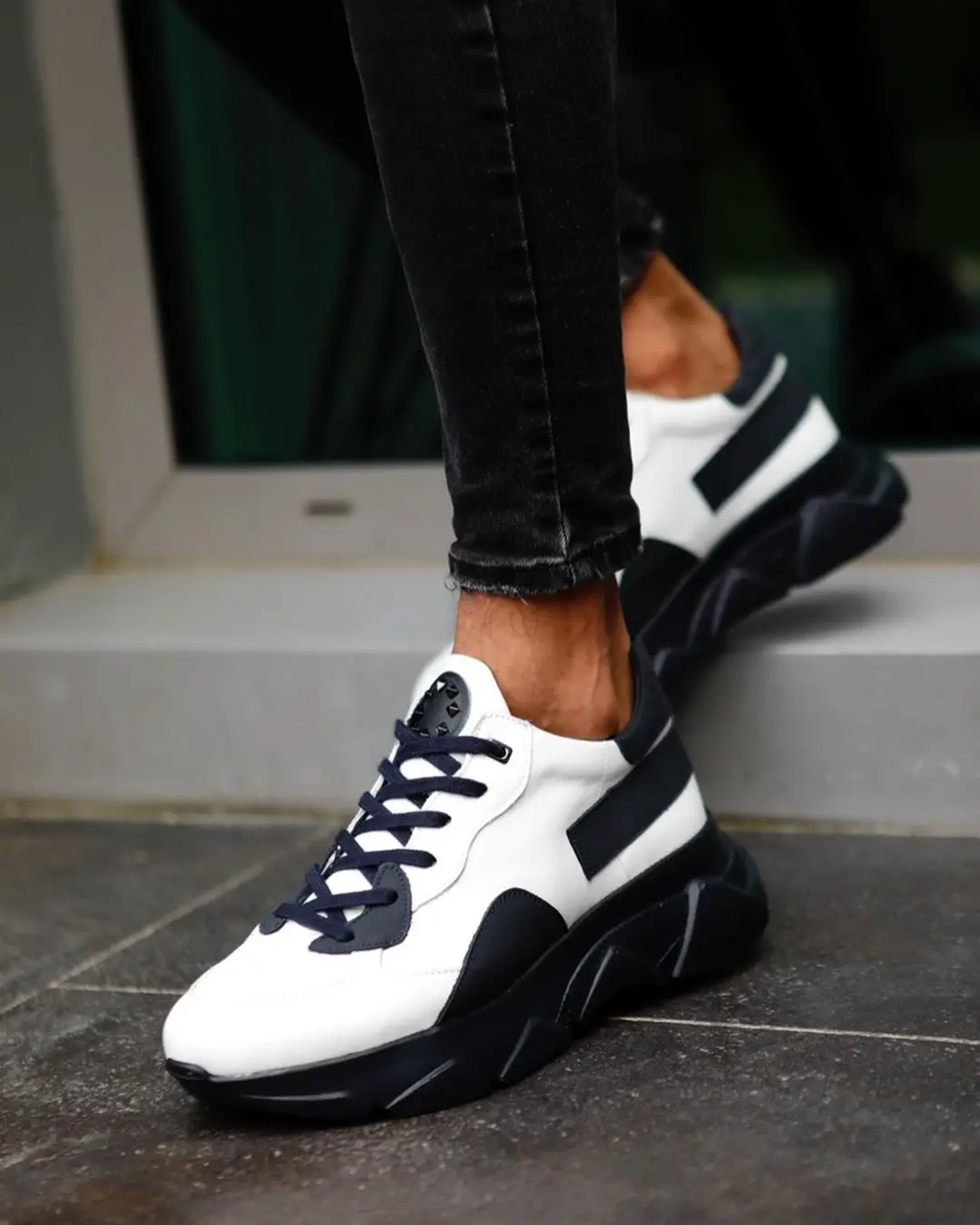 100% Genuine Leather Casual Style Men Shoes Handmade Comfortable Durable - 13597 WHTE AND NAVY
100% Genuine Leather Casual Style Men Shoes Handmade Comfortable Durable - 13597 WHTE AND NAVY