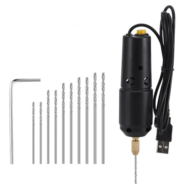 5V USB Jewelry Tool Mini Electric Drill Handheld For Pearl Epoxy Resin Jewelry Making DIY Wood Craft Tool Electric Drill Wrench
5V USB Jewelry Tool Mini Electric Drill Handheld For Pearl Epoxy Resin Jewelry Making DIY Wood Craft Tool Electric Drill Wrench