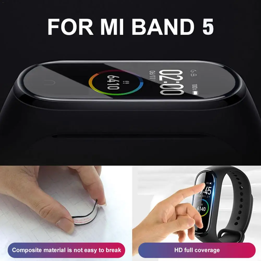 3 Pcs HD Screen Protective Film For Xiaomi Mi Band 5 Smart Bracelet, Anti-scratch Full Cover Screen Protector Ultra-thin Film
3 Pcs HD Screen Protective Film For Xiaomi Mi Band 5 Smart Bracelet, Anti-scratch Full Cover Screen Protector Ultra-thin Film