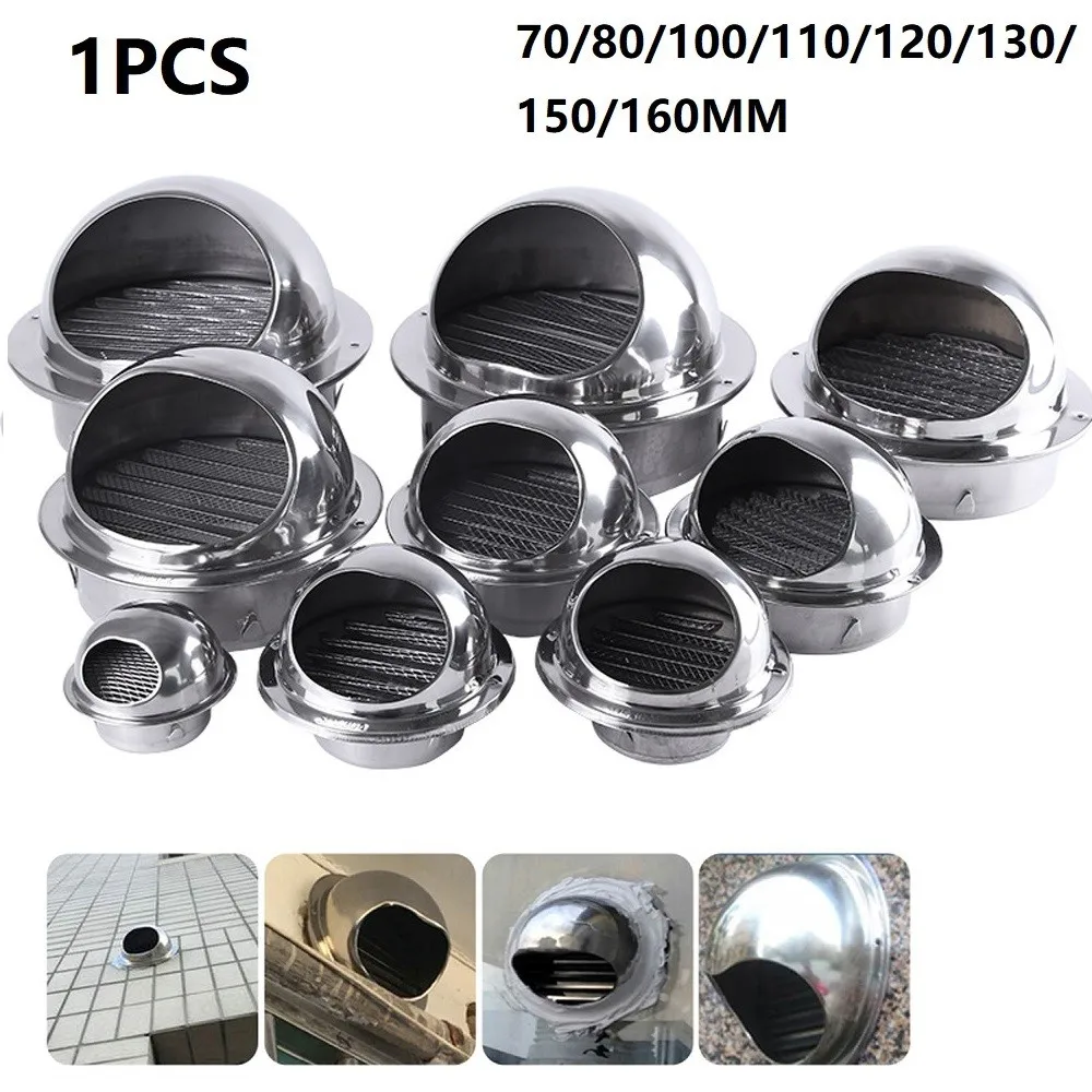 304 Stainless Steel Wall Ceiling Air Vent Ducting Ventilation Exhaust Grille Cover Outlet Heating Cooling & Vents Cap Waterproof
304 Stainless Steel Wall Ceiling Air Vent Ducting Ventilation Exhaust Grille Cover Outlet Heating Cooling & Vents Cap Waterproof