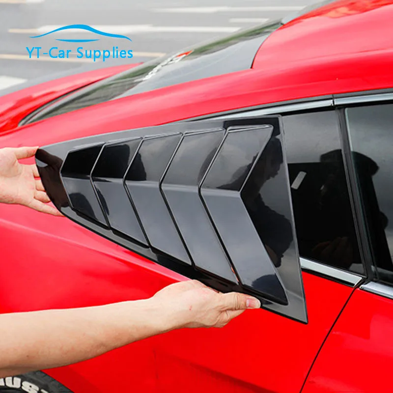 1 Pair Louvers Spoiler Panel Rear Side Window Cover Quarter Window For Ford Mustang 15-20 Car Accessories Replacement
1 Pair Louvers Spoiler Panel Rear Side Window Cover Quarter Window For Ford Mustang 15-20 Car Accessories Replacement