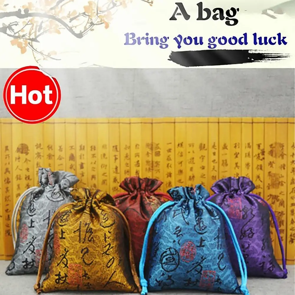 HOT SALES2Pcs Calligraphy Print Storage Bag Jewelry Tea Holder Organzier Drawstring Pouch
HOT SALES2Pcs Calligraphy Print Storage Bag Jewelry Tea Holder Organzier Drawstring Pouch