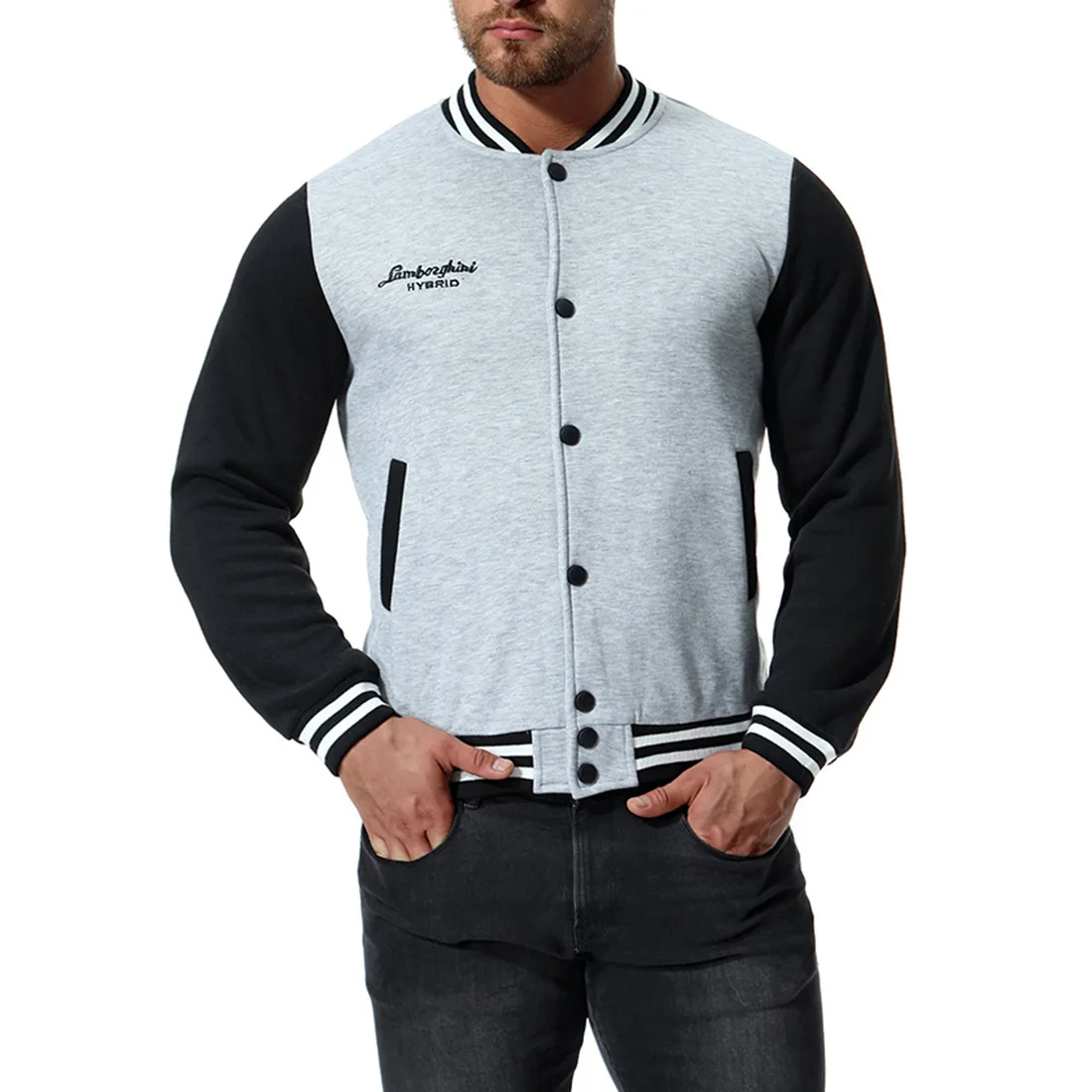 2020 new lovers autumn wear men's and women's fashion casual sweater fleece baseball coat European jacket xy989
2020 new lovers autumn wear men's and women's fashion casual sweater fleece baseball coat European jacket xy989