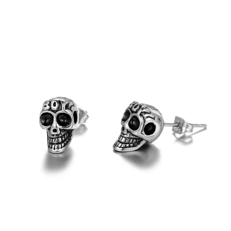 Titanium Steel Gothic Retro Skull Stud Earrings Set Trendy Geometric Statement Earrings Fashion Party For Women Men Fine Jewelry
Titanium Steel Gothic Retro Skull Stud Earrings Set Trendy Geometric Statement Earrings Fashion Party For Women Men Fine Jewelry