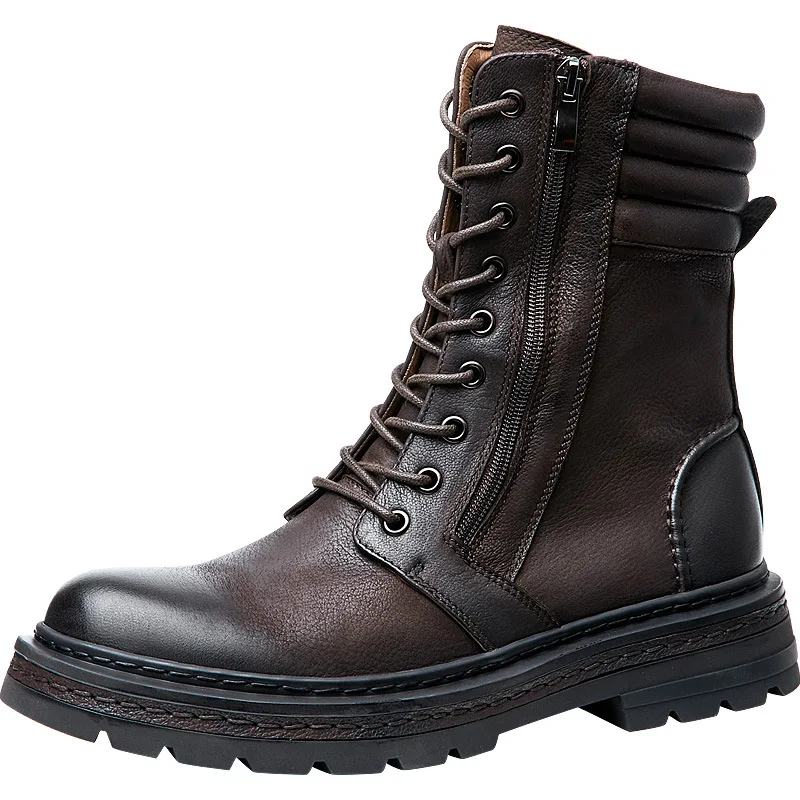Cowboy Boots Mens Cowhide Handmade Fashion Men Boots British Retro Genuine Leather Combat Boots Autumn Winter Ankle Boots
Cowboy Boots Mens Cowhide Handmade Fashion Men Boots British Retro Genuine Leather Combat Boots Autumn Winter Ankle Boots