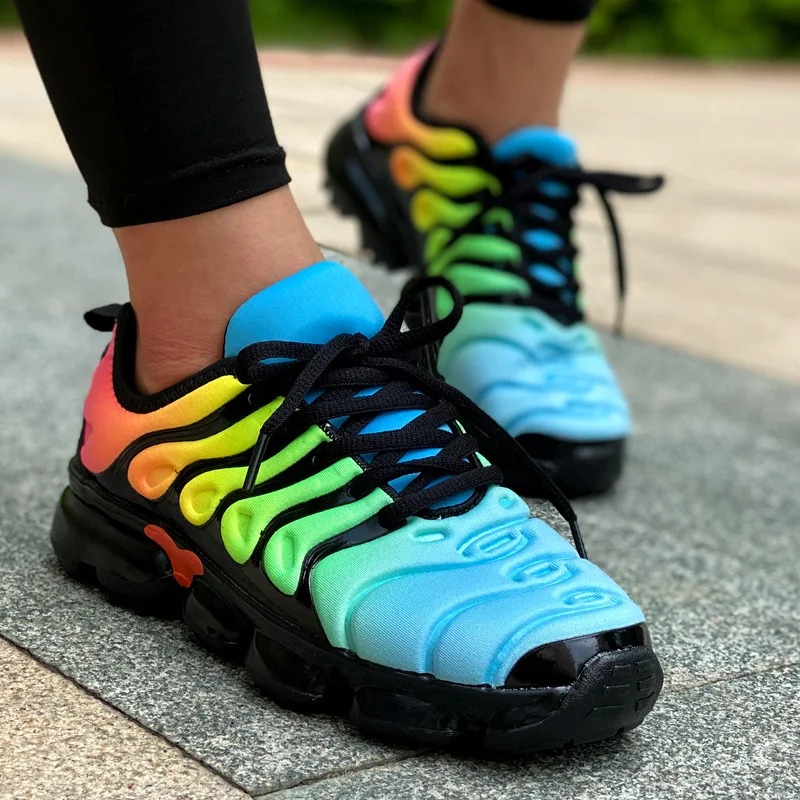 Shoes Women Sneakers 2021 Fashion Rainbow Color Platform Shoes Casual Walking Shoes Comforable Outdoor Ladies Vulcanized Shoes
Shoes Women Sneakers 2021 Fashion Rainbow Color Platform Shoes Casual Walking Shoes Comforable Outdoor Ladies Vulcanized Shoes