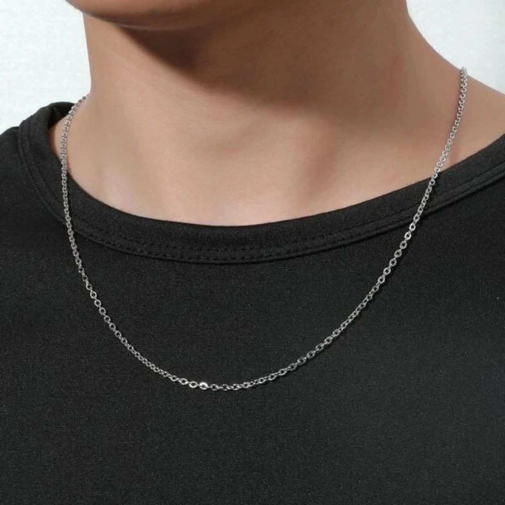 50Cm/60Cm Couple Necklace Men Necklace Stainless Steel Chain Diy Jewelry Accessories Hip Hop Trendy Give Friends Surprise Gift
50Cm/60Cm Couple Necklace Men Necklace Stainless Steel Chain Diy Jewelry Accessories Hip Hop Trendy Give Friends Surprise Gift