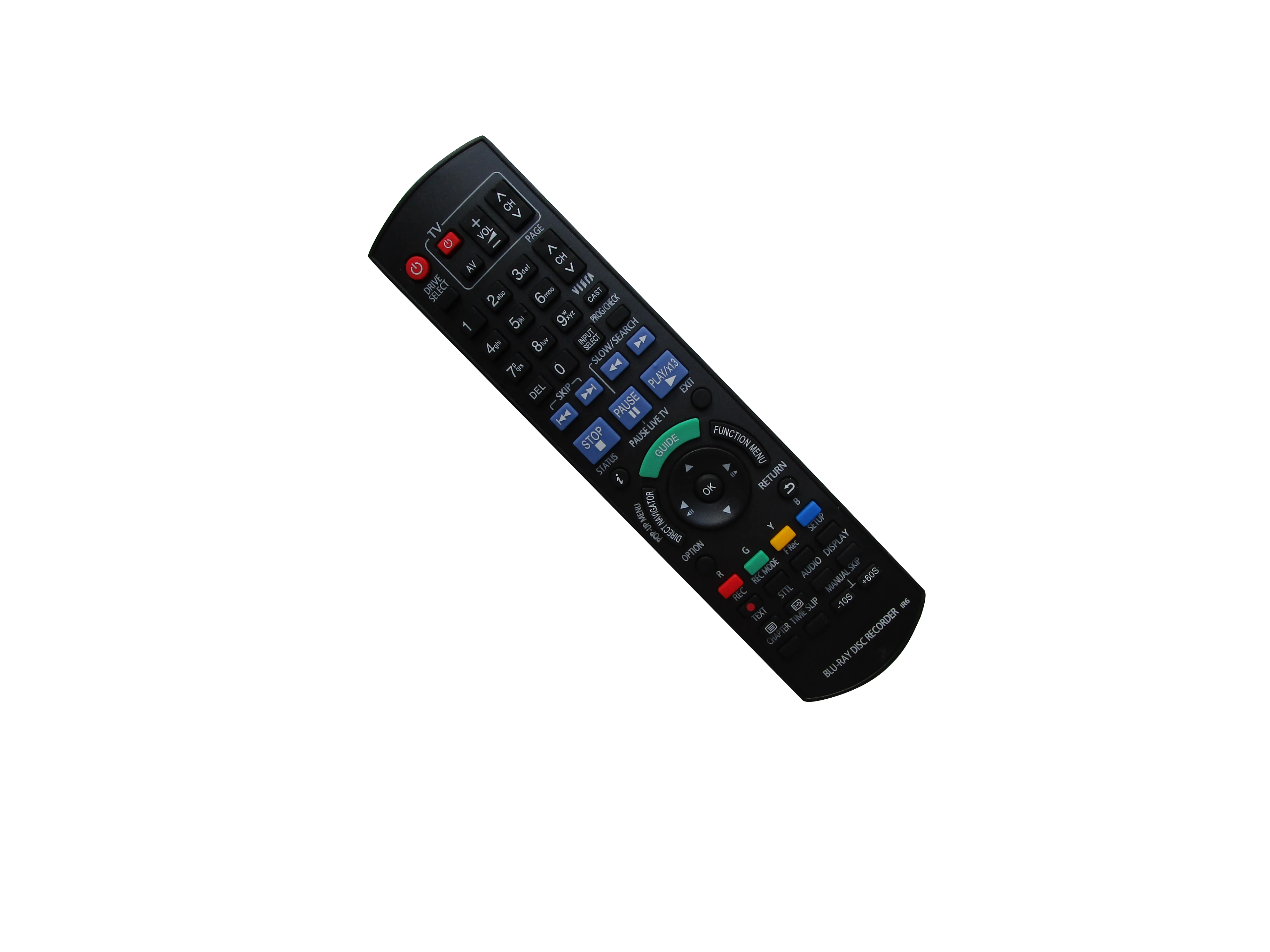 Remote Control For Panasonic DMR-HWT250 DMR-HW220EBK N2QAYB000756 N2QAYB000613 DMR-PWT500 Blu-ray Disc HDD DVD Recorder
Remote Control For Panasonic DMR-HWT250 DMR-HW220EBK N2QAYB000756 N2QAYB000613 DMR-PWT500 Blu-ray Disc HDD DVD Recorder