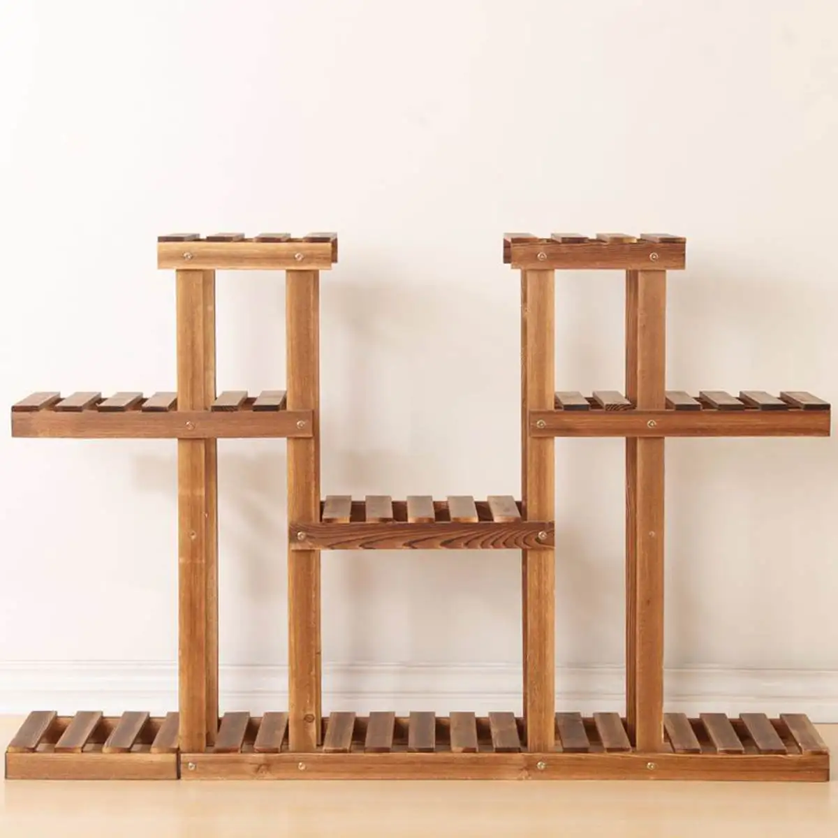 3 Tiers Wooden Flower Rack Plant Stand Multi Flower Stand Shelves Bonsai Display Shelf Yard Garden Patio Balcony Flower Stands
3 Tiers Wooden Flower Rack Plant Stand Multi Flower Stand Shelves Bonsai Display Shelf Yard Garden Patio Balcony Flower Stands