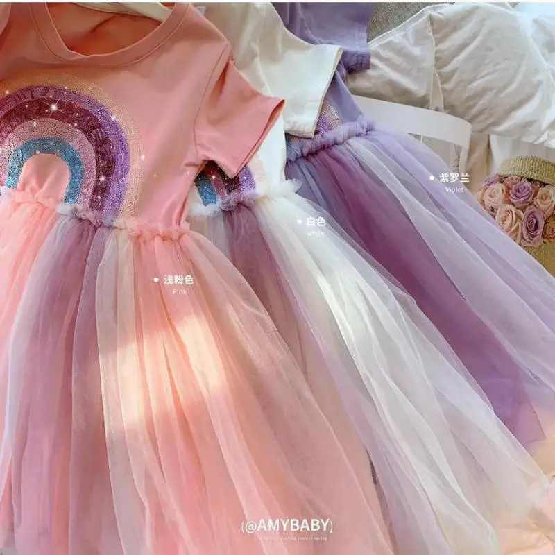 2021 Summer New Baby Girls Dress Cute Cartoon Baby Princess Birthday Party Mesh Dresses Costume Toddler Infant Kids Clothing
2021 Summer New Baby Girls Dress Cute Cartoon Baby Princess Birthday Party Mesh Dresses Costume Toddler Infant Kids Clothing