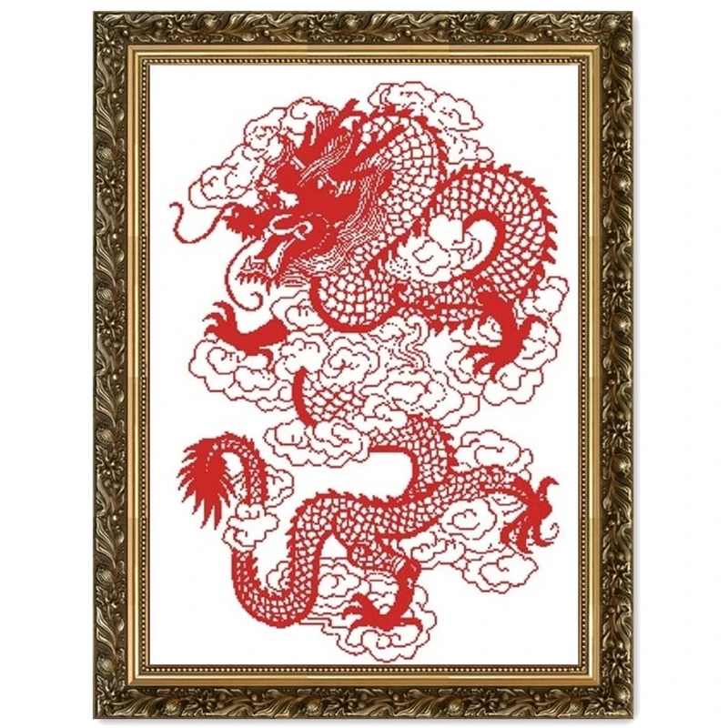 Посылка для вышивки крестом Dragon, простой дизайн, белая ткань, хлопок, шелк, нить 18 карат, 14 карат, 11 карат, рукоделие «сделай сам»
Посылка для вышивки крестом Dragon, простой дизайн, белая ткань, хлопок, шелк, нить 18 карат, 14 карат, 11 карат, рукоделие «сделай сам»