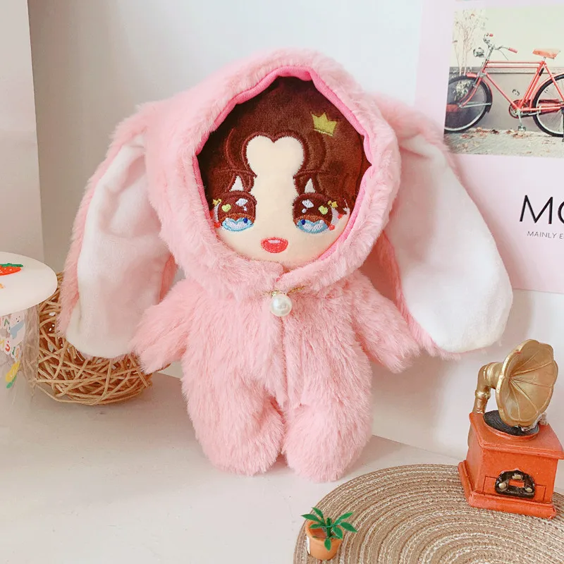 Doll Clothes Pink rabbit one-piece garment for 20cm Idol Dolls Accessories Plush Doll's Clothing Toys Korea Kpop EXO Dolls Gift
Doll Clothes Pink rabbit one-piece garment for 20cm Idol Dolls Accessories Plush Doll's Clothing Toys Korea Kpop EXO Dolls Gift