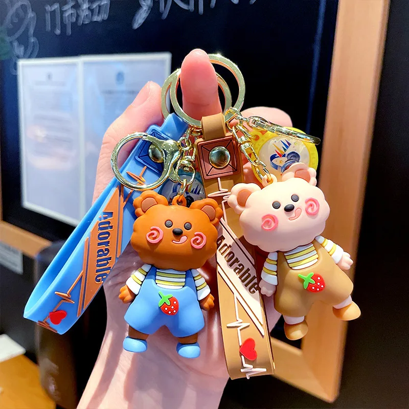 Cartoon Epoxy Blush Little Bear Bunny Keychain Fashion Couple Accessories Cute Bag Pendant Keyring Chain
Cartoon Epoxy Blush Little Bear Bunny Keychain Fashion Couple Accessories Cute Bag Pendant Keyring Chain