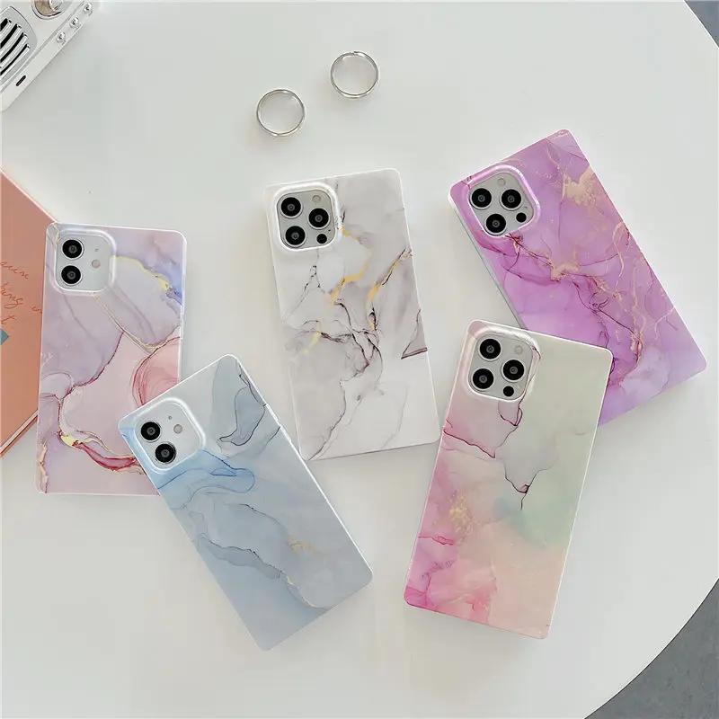 Luxury Square Marble Phone Case For iPhone 12 11 Pro Max XR XS Max X XS 7 8 Plus 12Mini SE11 Texture Shockproof Soft Cover
Luxury Square Marble Phone Case For iPhone 12 11 Pro Max XR XS Max X XS 7 8 Plus 12Mini SE11 Texture Shockproof Soft Cover