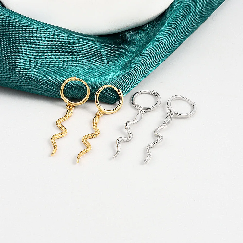VJGYHO 925 Sterling Silver Fashion Snakelike Pendant Earrings For Women Cute Interesting Stud Earring Bts Kpop Accessories
VJGYHO 925 Sterling Silver Fashion Snakelike Pendant Earrings For Women Cute Interesting Stud Earring Bts Kpop Accessories