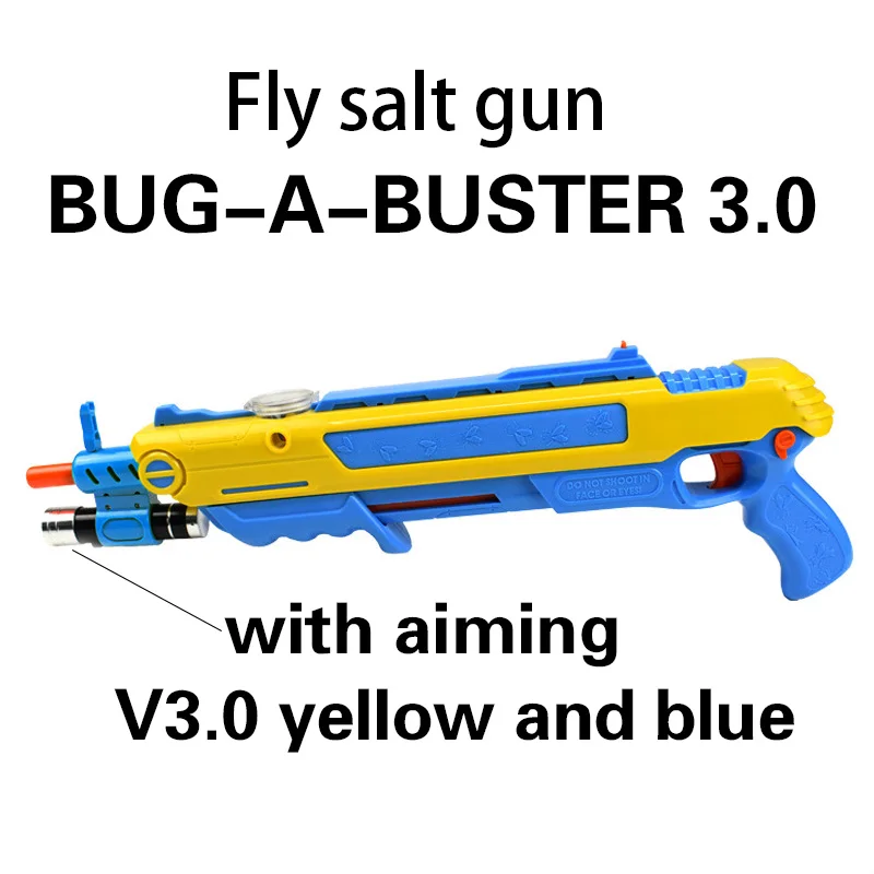 Pistola de sal Bug A Salt 2.0 & 3.0 Gun Salt Pepper Bullets Blaster Airsoft for Bug Blow Gun Mosquito Model Toy Gun Xmas Gift
Pistola de sal Bug A Salt 2.0 & 3.0 Gun Salt Pepper Bullets Blaster Airsoft for Bug Blow Gun Mosquito Model Toy Gun Xmas Gift