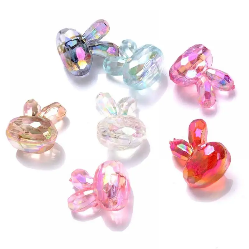 20Pcs/Lot Cute Cartoon Rabbit Head Shape Acrylic Spaced Beads Transparent AB Color Loose Beads For Jewelry Making DIY Bracelet
20Pcs/Lot Cute Cartoon Rabbit Head Shape Acrylic Spaced Beads Transparent AB Color Loose Beads For Jewelry Making DIY Bracelet
