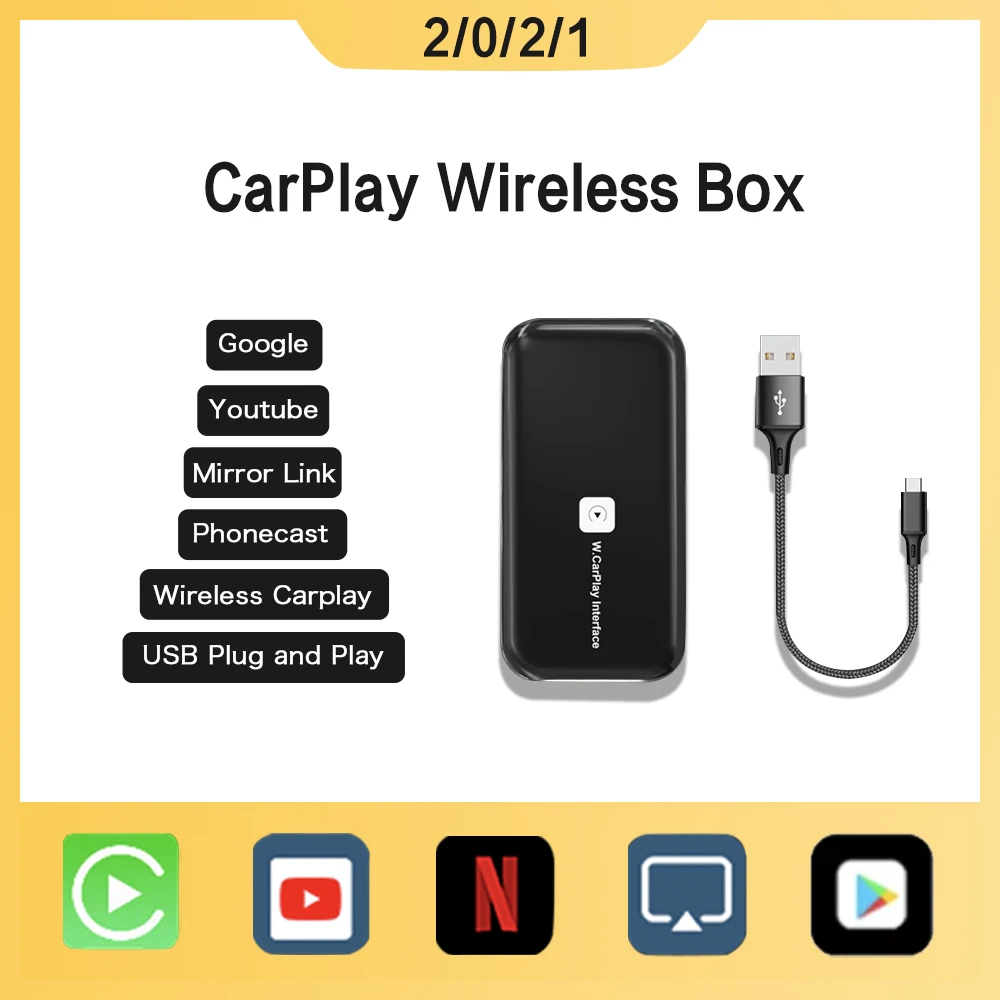 Carplay беспроводной ключ автомобильный мультимедийный плеер Новая версия ios Android USB/Type-C интерфейс для Audi Benz BMW Mirror Link
Carplay беспроводной ключ автомобильный мультимедийный плеер Новая версия ios Android USB/Type-C интерфейс для Audi Benz BMW Mirror Link