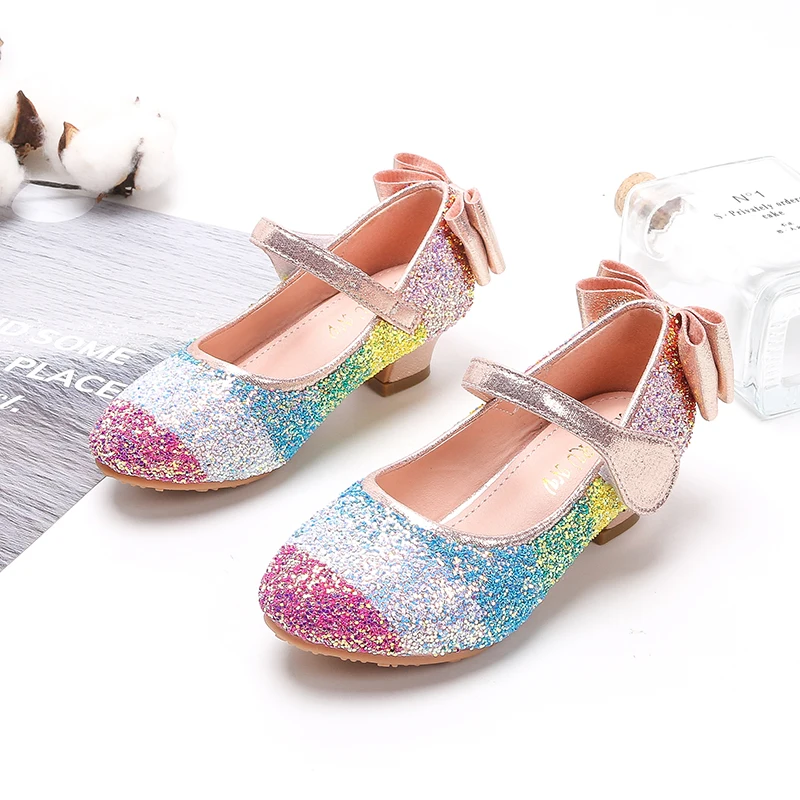 Children Princess Shoes for Girls Sandals High Heel Kids Shoes with Glitter Mixed Color Leather party Dress Shoes SJD038
Children Princess Shoes for Girls Sandals High Heel Kids Shoes with Glitter Mixed Color Leather party Dress Shoes SJD038