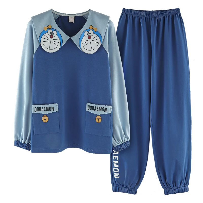 Seeslim Doraemon Cotton Pijamas Women Pyjamas Cute Patchwork Long Sleeve Cartoon Sleepwear Women Set Plus Size Pajamas Fashion
Seeslim Doraemon Cotton Pijamas Women Pyjamas Cute Patchwork Long Sleeve Cartoon Sleepwear Women Set Plus Size Pajamas Fashion