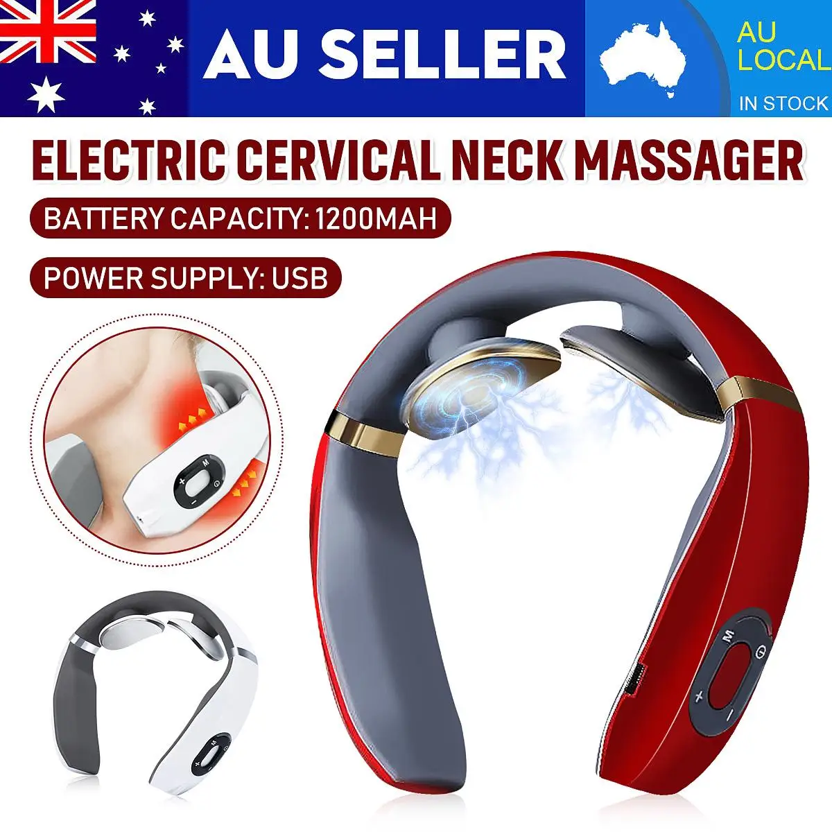 4D Smart Electric Neck Pulse Massager Therapy Intelligent Neck Protector Cervical Vertebra Relax Pain Relief Kneading Machine
4D Smart Electric Neck Pulse Massager Therapy Intelligent Neck Protector Cervical Vertebra Relax Pain Relief Kneading Machine