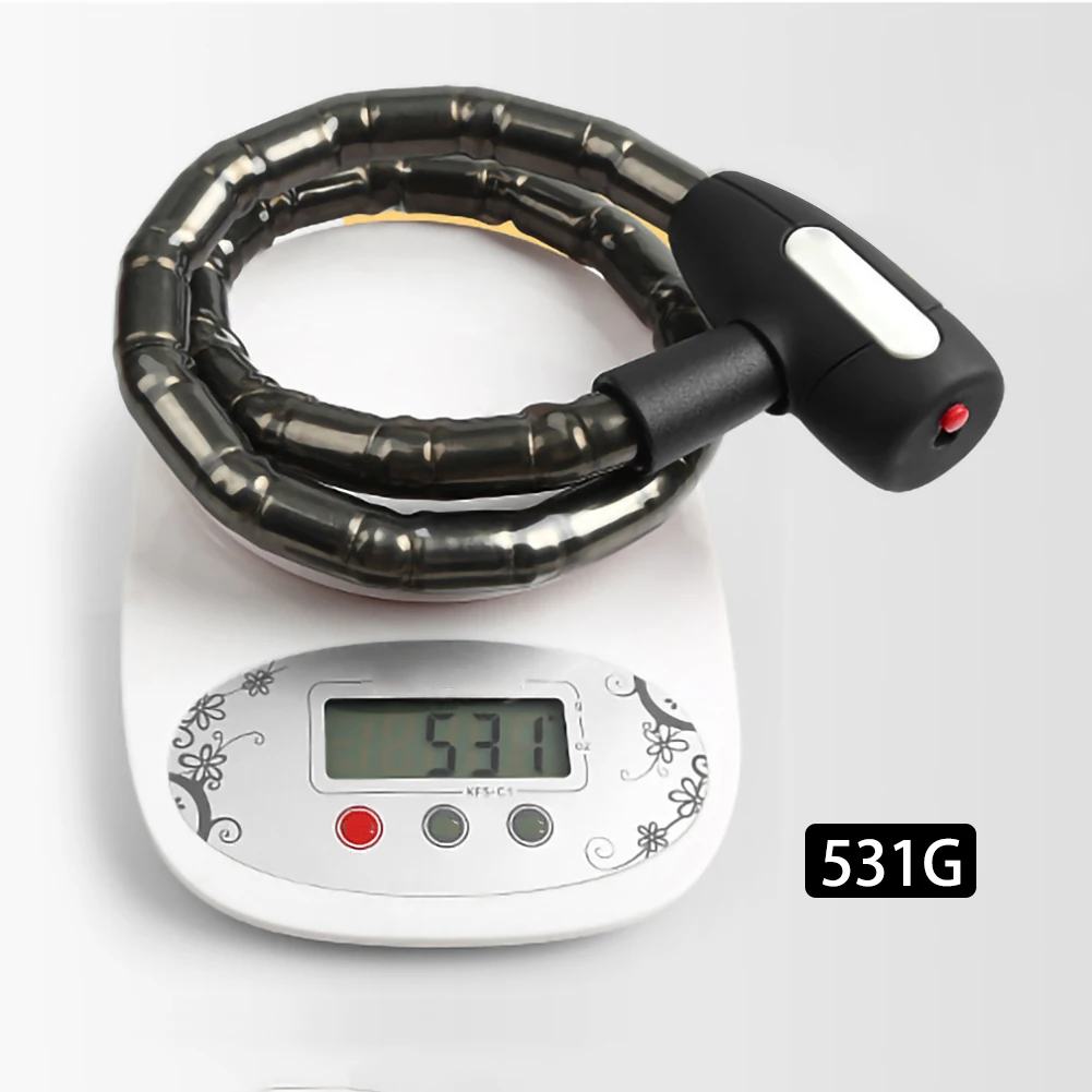 Bicycle Lock Anti-theft Steel Cable Lock 85cm Waterproof Motorcycle Mountain Bike Bicycle Safety Lock with Illuminated Key
Bicycle Lock Anti-theft Steel Cable Lock 85cm Waterproof Motorcycle Mountain Bike Bicycle Safety Lock with Illuminated Key